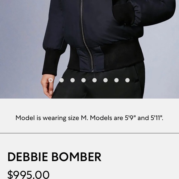 ❌SOLD!!!❌ Moose knuckles Debbie bomber jacket - Picture 7 of 7